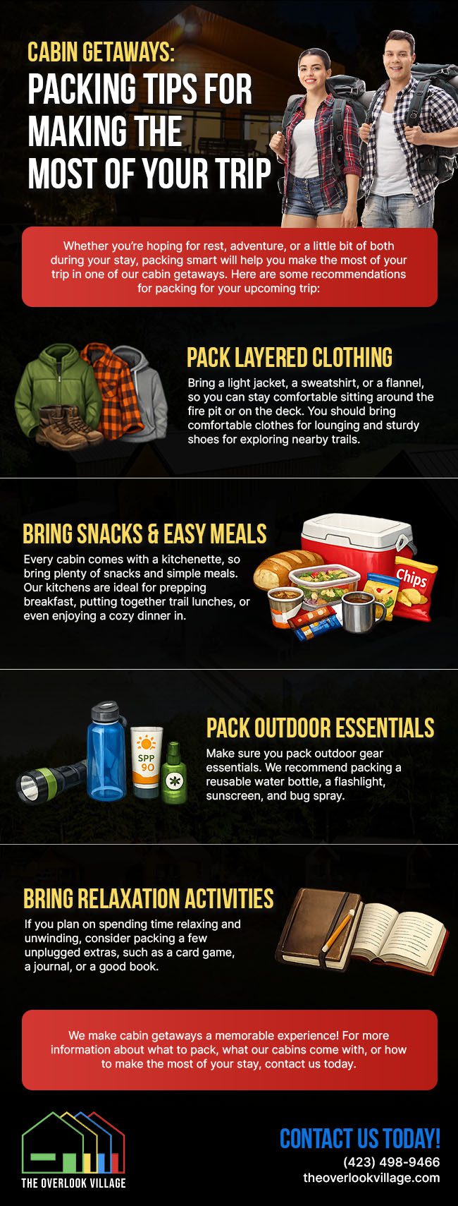 Cabin Getaways: Packing Tips for Making the Most of Your Trip